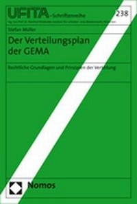 Abbildung von: Der Verteilungsplan der GEMA - Nomos