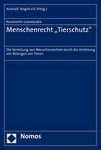 Abbildung von: Menschenrecht "Tierschutz" - Nomos