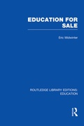 Cover: Education for Sale - Routledge