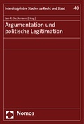 Cover: Argumentation und politische Legitimation - Nomos