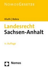 Abbildung von: Landesrecht Sachsen-Anhalt - Nomos
