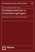 Cover: Paradigmenwechsel in Einwanderungsfragen? - Nomos