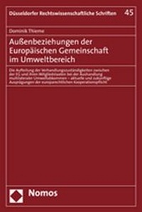 Bild: Außenbeziehungen der Europäischen Gemeinschaft im Umweltbereich - Nomos