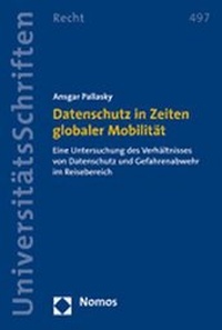 Abbildung von: Datenschutz in Zeiten globaler Mobilität - Nomos