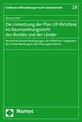 Bild: Die Umsetzung der Plan-UP-Richtlinie im Raumordnungsrecht des Bundes und der Länder - Nomos