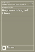 Abbildung von: Hauptversammlung und Internet - Nomos
