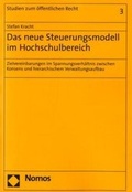 Cover: Das neue Steuerungsmodell im Hochschulbereich - Nomos