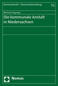 Cover: Die kommunale Anstalt in Niedersachsen - Nomos