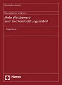 Abbildung von: Hauptgutachten 2004/2005 - Mehr Wettbewerb auch im Dienstleistungssektor! - Nomos