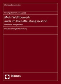 Abbildung von: Hauptgutachten 2004/2005 - Mehr Wettbewerb auch im Dienstleistungssektor! - Nomos