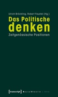 Cover: Das Politische denken - transcript