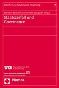 Enlarge image Cover: Staatszerfall und Governance - Nomos