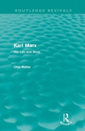 Cover: Karl Marx (Routledge Revivals) - Routledge