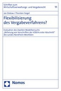 Abbildung von: Flexibilisierung des Vergabeverfahrens? - Nomos