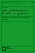 Bild: Zweckbestimmungen im Umweltschutzgesetzen - Nomos