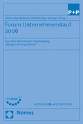Cover: Forum Unternehmenskauf 2006 - Nomos