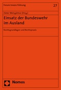 Cover: Einsatz der Bundeswehr im Ausland - Nomos
