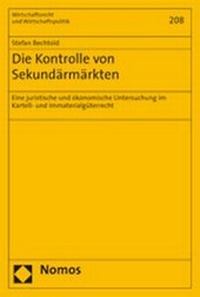 Abbildung von: Die Kontrolle von Sekundärmärkten - Nomos