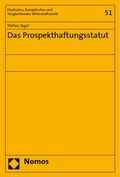Cover: Das Prospekthaftungsstatut - Nomos