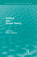 Cover: Politics and Social Theory - Routledge