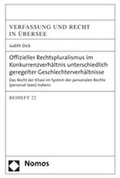 Cover: Offizieller Rechtspluralismus im Konkurrenzverh&auml;ltnis unterschiedlich geregelter Geschlechterverh&auml;ltnisse - Nomos