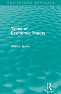 Cover: Types of Economic Theory - Routledge