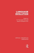 Cover: Language Evolution - Routledge