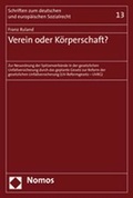 Cover: Verein oder K&ouml;rperschaft? - Nomos