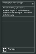 Cover: Aktuelle Fragen zu politischer und rechtlicher Steuerung im Kontext der Globalisierung - Nomos