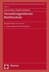 Abbildung von: Verwaltungsinterner Rechtsschutz - Nomos