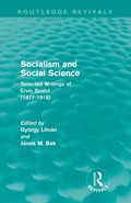 Cover: Socialism and Social Science (Routledge Revivals) - Routledge