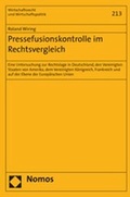 Cover: Pressefusionskontrolle im Rechtsvergleich - Nomos