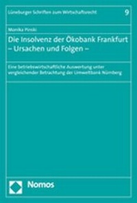 Abbildung von: Die Insolvenz der Ökobank Frankfurt - Ursachen und Folgen - - Nomos