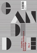 Cover: Candide. Journal for Architectural Knowledge Heft 3 - transcript
