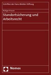 Abbildung von: Standortsicherung und Arbeitsrecht - Nomos
