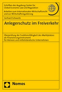 Abbildung von: Anlegerschutz im Freiverkehr - Nomos