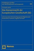 Abbildung von: Das Konzernrecht der Europäischen Gesellschaft (SE) - Nomos