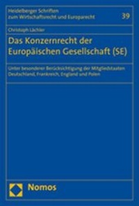 Abbildung von: Das Konzernrecht der Europäischen Gesellschaft (SE) - Nomos