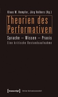 Cover: Theorien des Performativen - transcript