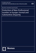 Cover: Protection of Non-Professional Sureties in Europe: Formal and Substantive Disparity - Nomos