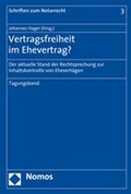 Cover: Vertragsfreiheit im Ehevertrag? - Nomos