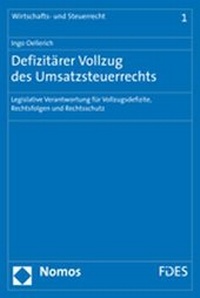 Abbildung von: Defizitärer Vollzug des Umsatzsteuerrechts - Nomos