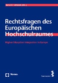 Cover: Rechtsfragen des Europ&auml;ischen Hochschulraumes - Nomos
