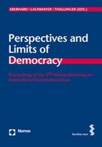 Enlarge image Cover: Perspectives and Limits of Democracy - Nomos