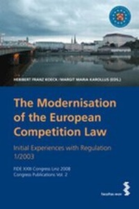 Abbildung von: The Modernisation of the European Competition Law - Nomos
