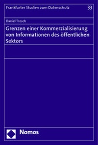 Abbildung von: Grenzen einer Kommerzialisierung von Informationen des öffentlichen Sektors - Nomos