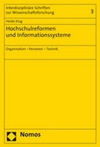 Abbildung von: Hochschulreformen und Informationssysteme - Nomos