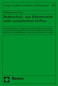 Bild: Bodenschutz- und Altlastenrecht unter europäischem Einfluss - Nomos