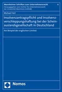 Abbildung von: Insolvenzantragspflicht und Insolvenzverschleppungshaftung bei der Scheinauslandsgesellschaft in Deutschland - Nomos