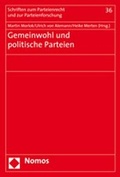 Cover: Gemeinwohl und politische Parteien - Nomos